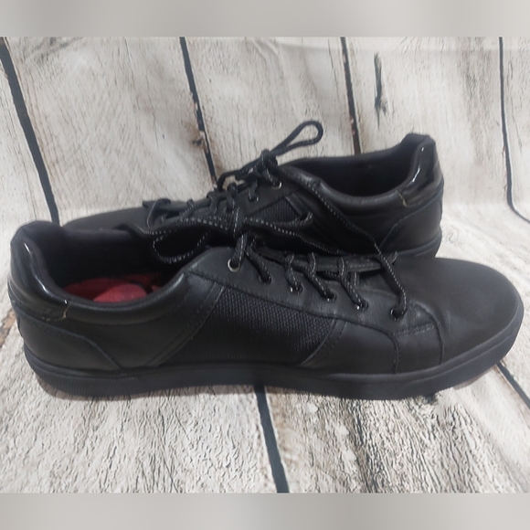 TOMS x Star Wars Leandro Darth Vader Black Leather Sneakers Men's Size 14 - GUC - Picture 5 of 9